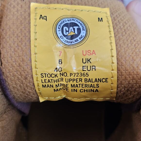 Caterpillar CAT Second Shift Work Boot 6\